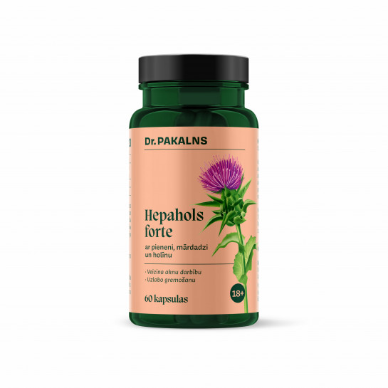 HEPAHOLS FORTE CAPSULES WITH DANDELION, THISTLE AND CHOLINE